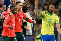 Dàn sao vô địch Cúp C1 giúp Ronaldo bay cao, chờ tân binh MU tỏa sáng ở ĐT Brazil (Clip 1 phút)