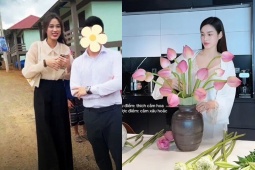 Hoa hậu quê Thanh Hóa vướng tin đồn sắp lấy doanh nhân gốc Quảng Bình vì một chi tiết trong clip triệu views