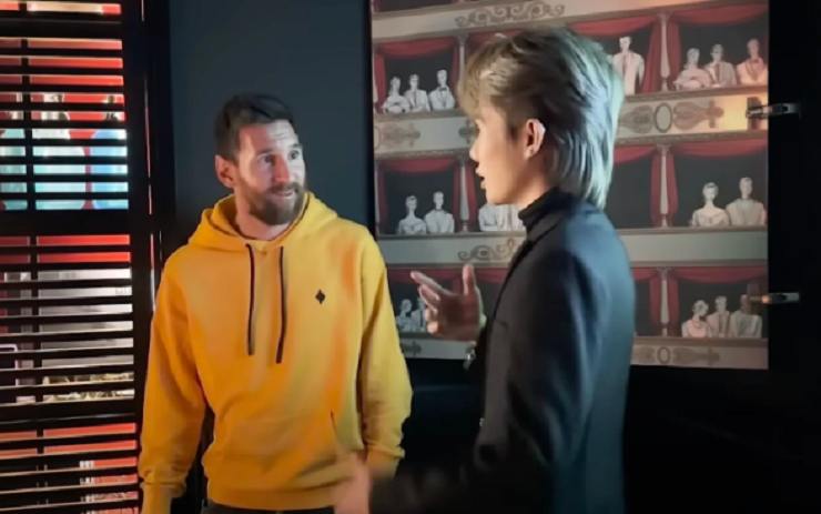 Messi xuất hiện trong MV của Jack.
