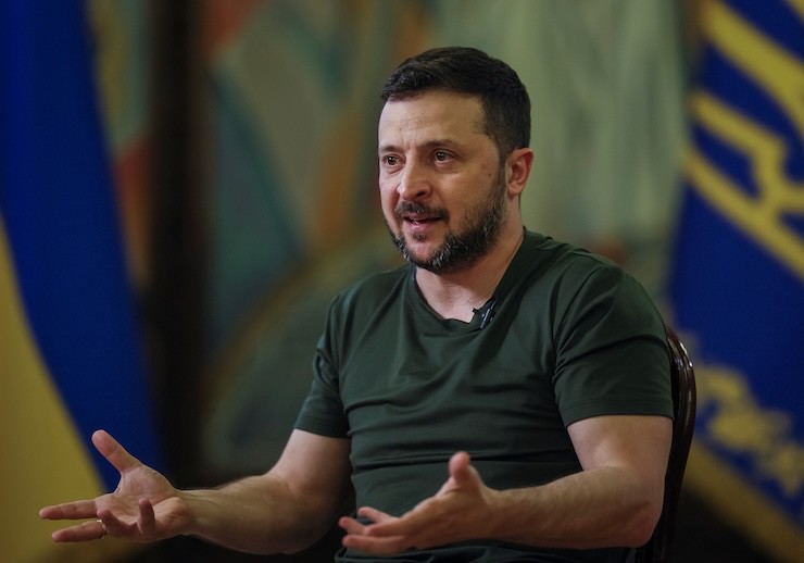 Tổng thống Ukraine Volodymyr Zelensky. Ảnh: Reuters.