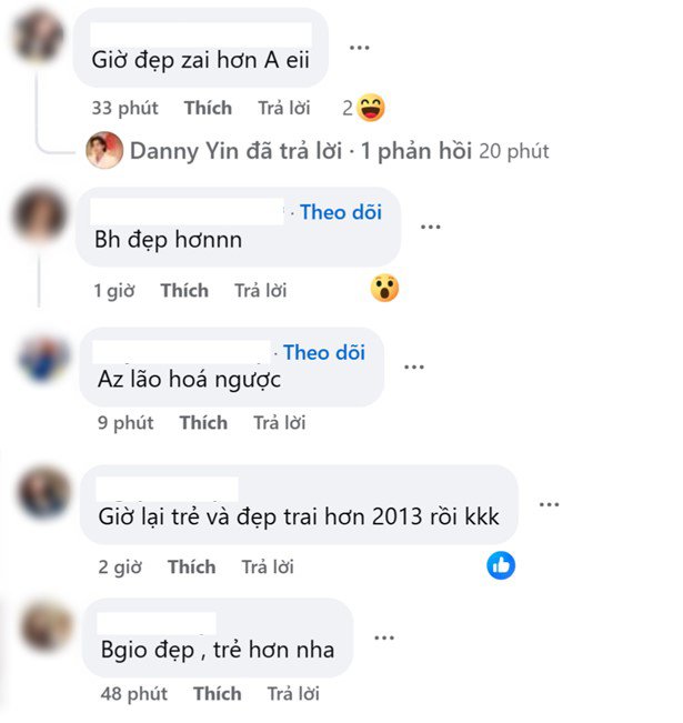 Trong khi đó cư dân mạng lại cho rằng Doãn Quốc Đam hiện tại trẻ đẹp hơn.
