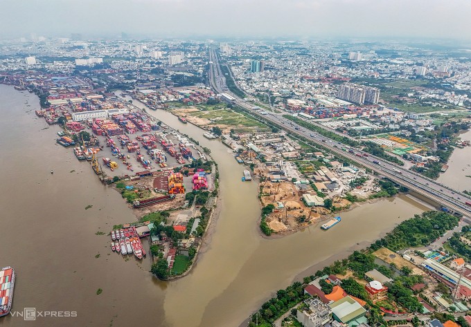 Khu đất nằm quanh ga Phước Long của metro Bến Thành - Suối Tiên là một trong những vị trí TP HCM đang lên kế hoạch phát triển TOD. Ảnh: Quỳnh Trần