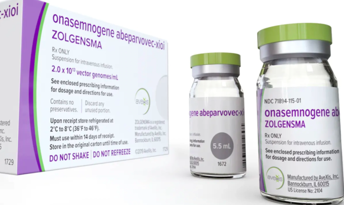 Thuốc Zolgensma giá 2,1 triệu USD. Ảnh: Novartis