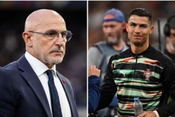 HLV De La Fuente ngưỡng mộ Ronaldo, chờ lập kỷ lục không tưởng với Tây Ban Nha