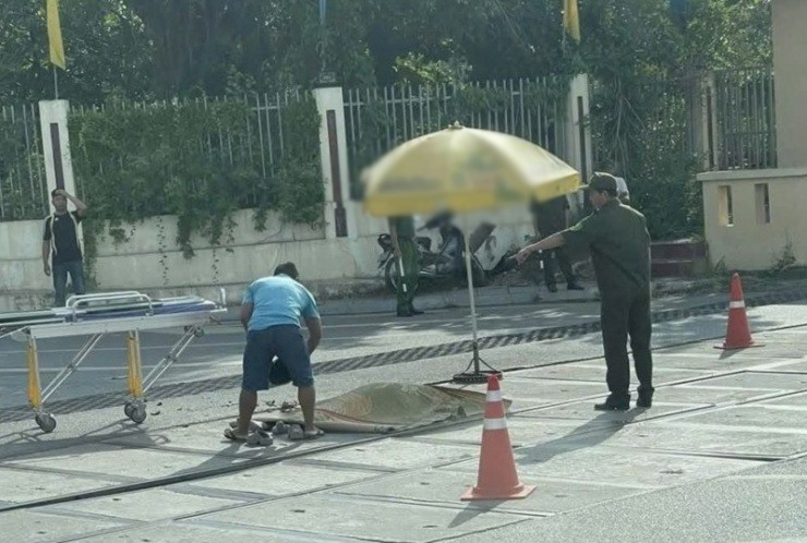 Hiện trường nơi xảy ra vụ việc.