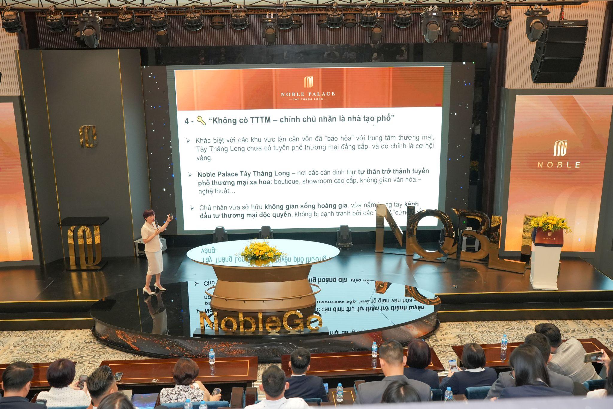 Đại diện Noble giới thiệu những giá trị độc tôn của dự án tại sự kiện
