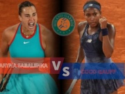 Sabalenka và Gauff xô đổ nhiều kỷ lục trước trận chung kết Roland Garros