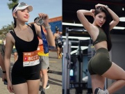 Hot girl Mỹ Duyên  " biến hình "  kinh ngạc nhờ gym, chạy bộ hay diện bikini đều nổi bật