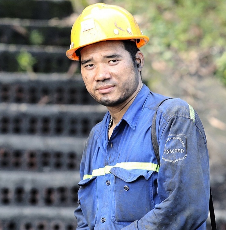 Nam công nhân Phạm Đình Duẩn. Ảnh: Phạm Cường.