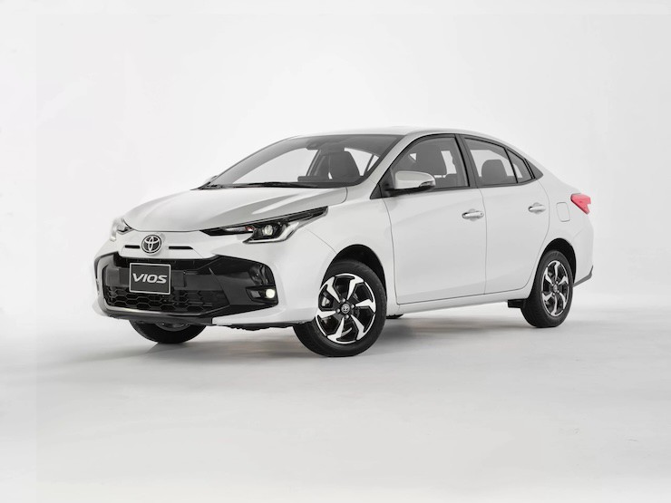 Một mẫu xe Toyota Vios.