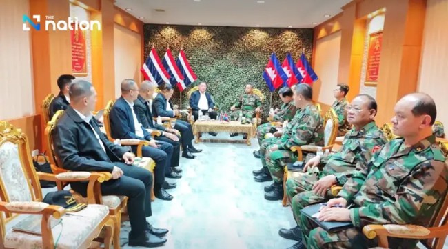 Thái Lan và Campuchia đang ở trong cuộc tranh chấp biên giới căng thẳng. Ảnh: The Nation