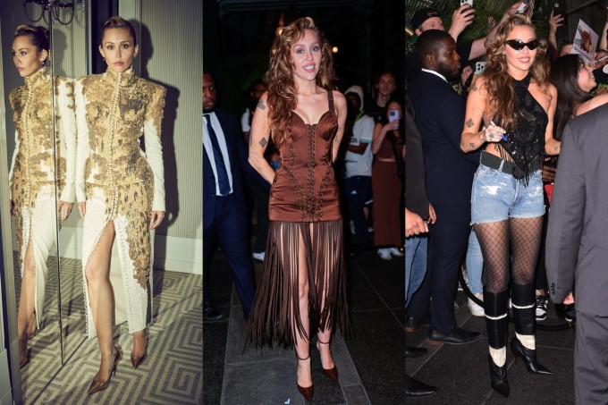 Miley Cyrus thay đổi phong cách liên tục trong hoạt động quảng bá album mới. Ảnh: GC Images