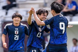 Video bóng đá U18 Nhật Bản - U18 Uruguay: Chiến thắng chấn động của  " Tiểu Samurai " 