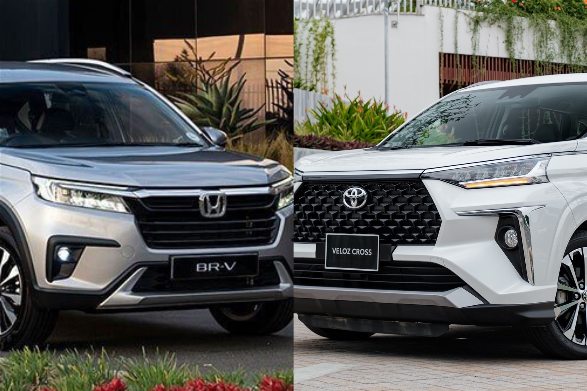 Honda BR-V và Toyota Veloz Cross