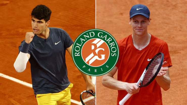 Alcaraz (bên trái) là "vua mới "của Roland Garros và Sinner (bên phải) là đối thủ xứng tầm của anh&nbsp;