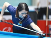 Ngỡ ngàng  nữ hoàng  bi-a pool Bùi Xuân Vàng thi carom 3 băng, vào top 8 giải quốc gia