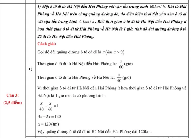 Đề thi, giải đề môn Toán vào lớp 10 ở Hà Nội năm 2025 - 6