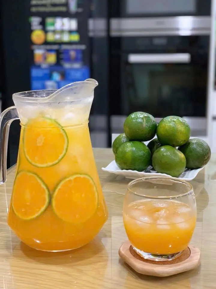 Loại nước ép này không chỉ giúp giảm viêm mà còn bổ sung vitamin và beta carotene. Ảnh: PHƯƠNG LÊ
