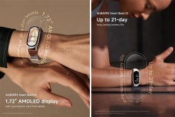 Rò rỉ hình ảnh Xiaomi Smart Band 10, màn hình AMOLED và pin 21 ngày