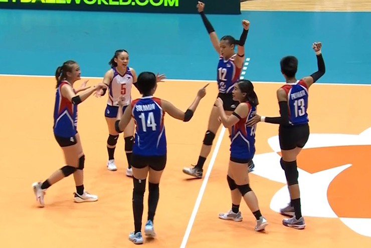 Philippines thắng trận thứ 2 liên tiếp ở AVC Nations Cup 2025