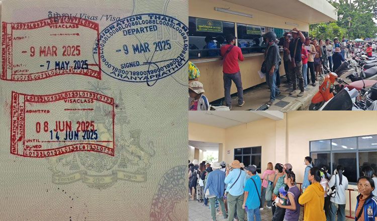 Thái Lan – Campuchia đồng thời có các biện pháp hạn chế xuất nhập cảnh ở biên giới (ảnh: Khmer Times)