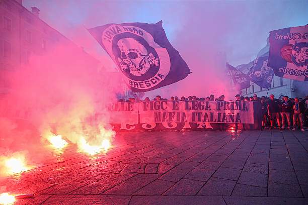 CĐV Brescia biểu tình phản đối chủ sở hữu CLB, giữa tháng 5/2025