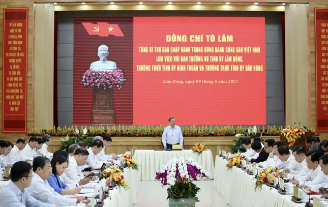 Quang cảnh buổi làm việc.