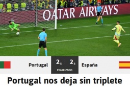 Báo chí Tây Ban Nha tiếc nuối  " cú ăn ba " , gửi lời tri ân siêu sao Ronaldo