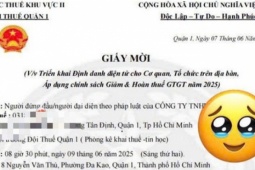 Xuất hiện giấy mời giả mạo cơ quan thuế để lừa đảo