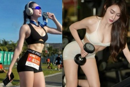 Người đẹp làng Gym Phương Linh nghiện chạy bộ, tập 2 tháng chạy 21km mặc kệ khiếm khuyết