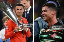 Ronaldo rơi lệ, vác cúp và "50 sắc thái" ngày Bồ Đào Nha lên đỉnh Nations League