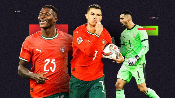 Mendes, Ronaldo và Costa là những người hùng của Bồ Đào Nha