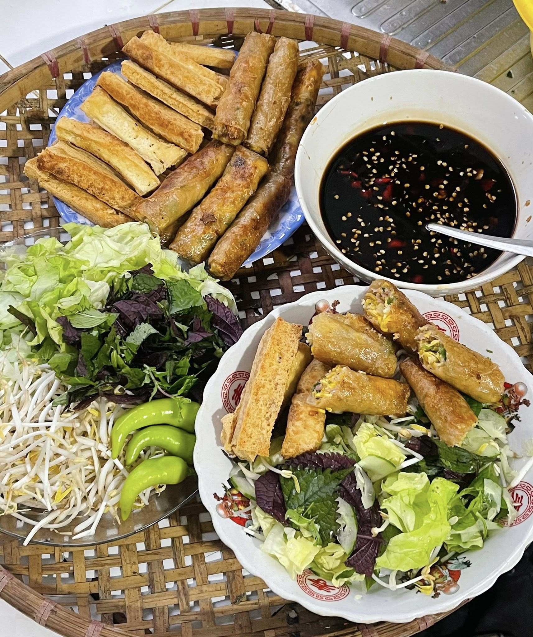 Bún chay xì dầu
