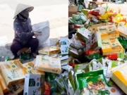 Tin tức trong ngày - VIDEO: Xôn xao nhiều loại bánh kẹo, nước ngọt “nhập ngoại” bị vứt bỏ