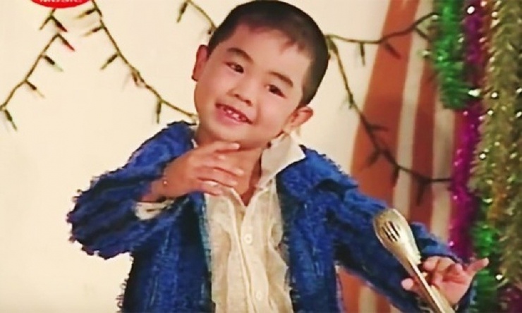 "Bé Châu" Nguyễn Huy lúc nhỏ đã là một người nổi tiếng, được nhiều người gọi là "thần đồng".