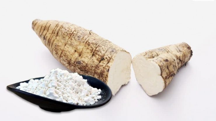 Sắn dây giúp tăng cường sức khỏe đường ruột do chứa nhiều tinh bột.