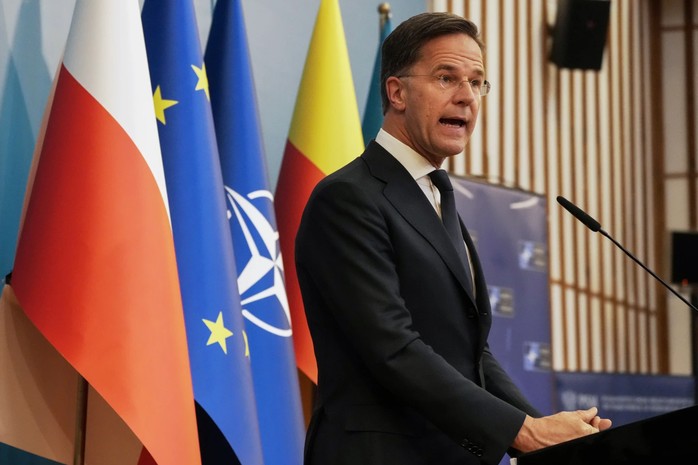 Tổng thư ký NATO Mark Rutte. Ảnh: AP