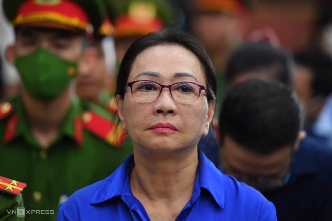 Bà Trương Mỹ Lan được giảm án chung thân xuống 30 năm tù tại giai đoạn 2 vụ án, được xét "có khả năng" khắc phục hậu quả rất lớn. Ảnh: Thanh Tùng