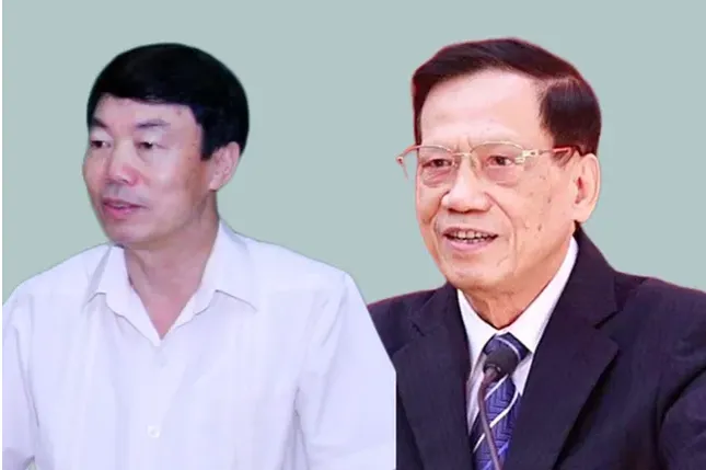 Hai cựu bí thư Tỉnh ủy Phú Thọ Ngô Đức Vượng và Nguyễn Doãn Khánh.