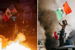 Bạo loạn ở Los Angeles: Người biểu tình vô tình  " tặng quà "  cho ông Trump?