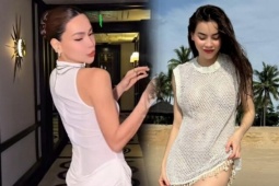 Mặc đồ trắng không lo lộ "bé mỡ" chuẩn style Hồ Ngọc Hà, tưởng khó nhưng lại vô cùng đơn giản