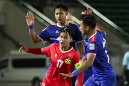 Video bóng đá Lào - Nepal: Giật 3 điểm nghẹt thở (Vòng loại Asian Cup)