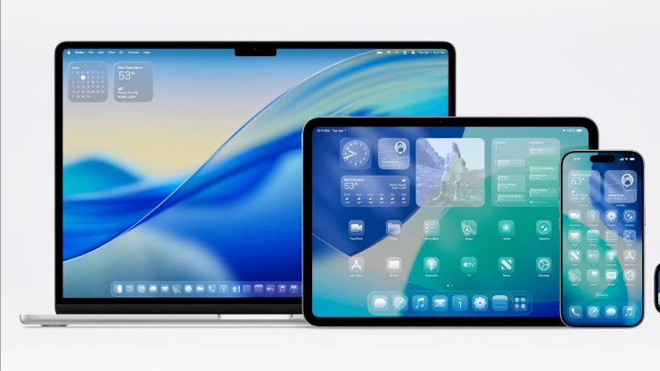Thiết kế mới đang được áp dụng trên toàn bộ sản phẩm Apple.