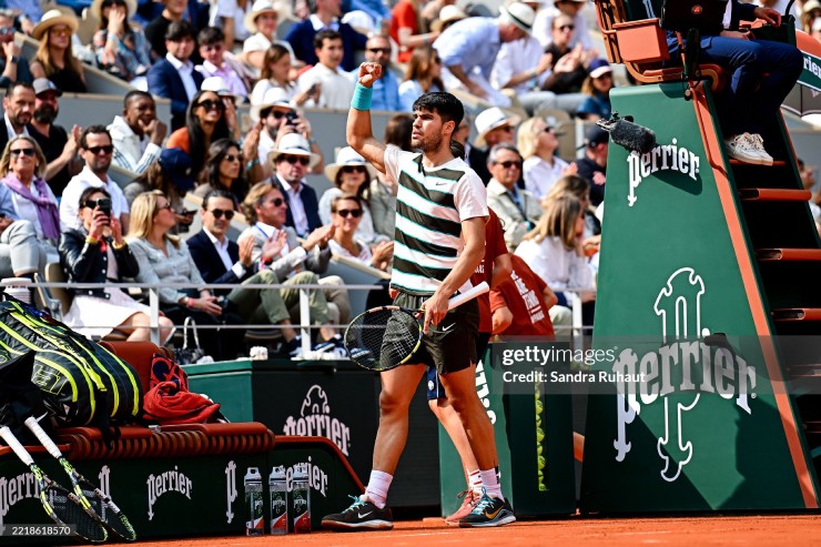 Trải qua 14 trận đấu phân định thắng thua tại set 5 các giải Grand Slam, Alcaraz mới chỉ thua 1 trận