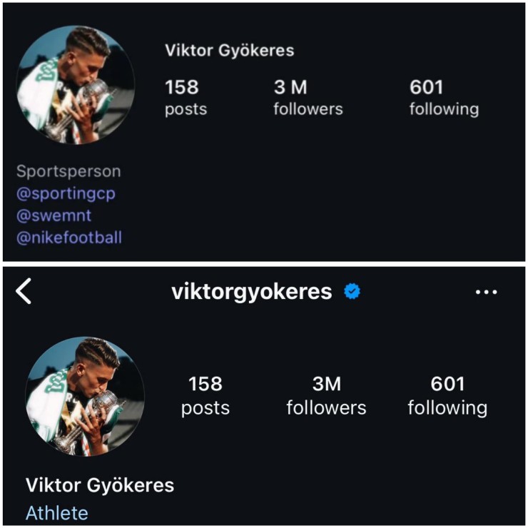 Gyokeres xóa hết thông tin liên quan tới Sporting trên Instagram cá nhân
