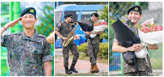 V và RM (BTS) xuất ngũ - 3