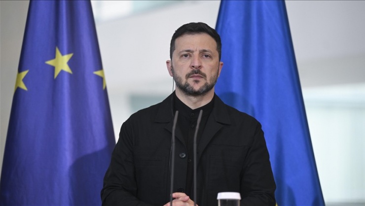 Tổng thống Ukraine Volodymyr Zelenskyy (Ảnh:AA)