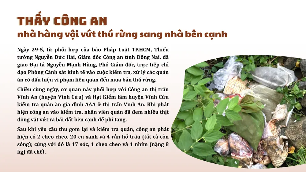 Điều tra: Bên trong các quán ăn ‘bình dân’ ở Đồng Nai rao bán &#39;thịt rừng 100%&#39; - 12