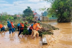 Công điện của Bộ Công an về ứng phó với áp thấp mạnh thành bão