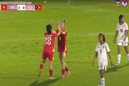 Kết quả bóng đá U19 nữ Việt Nam - U19 nữ Timor Leste: Chiến công tưng bừng, độc chiếm ngôi đầu (giải Đông Nam Á)